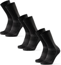 DANISH ENDURANCE Cycling Socks, Crew Length, Breathable, Cushioned, Biking Socks for Men & Women, 3 & 5-Pack