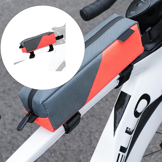 Durability Waterproofed Bike Frame Bag Quickly Install Bicycles Top Tube Pack for Long Distances Cycling
