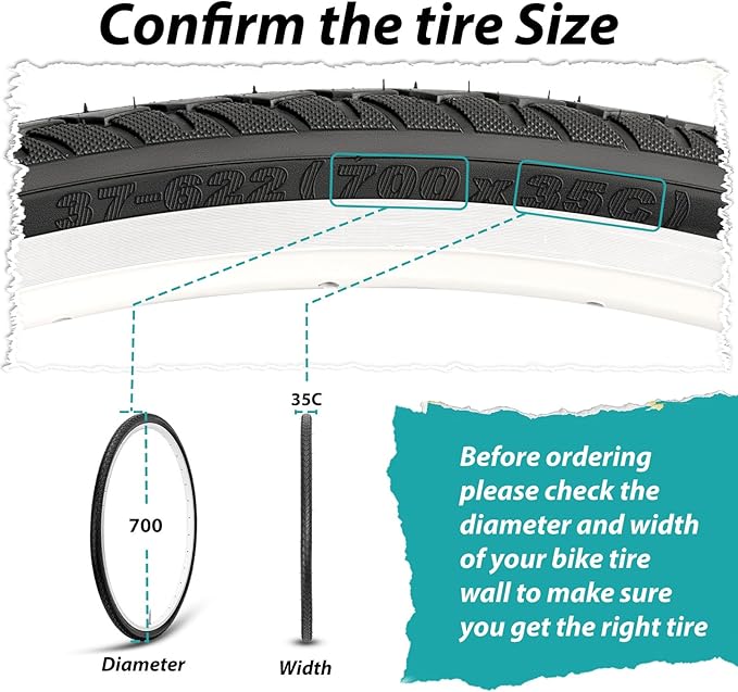 MOHEGIA Road Bike Replacement Tire: 700x25C/700x28C/700Cx35C Folding Bicycle Tire for On City Road Riding