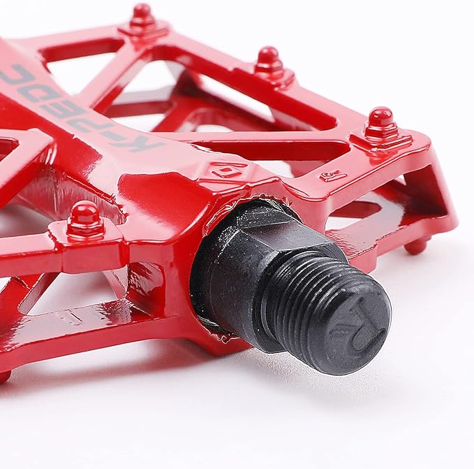 TXJ Sports Bike Pedals 9/16" Bicycle Pedals Mountain Bike, Aluminium Lightweight Platform Pedals for BMX MTB Road Bikes