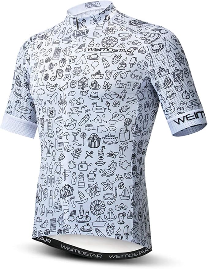 JPOJPO USA Cycling Jersey Men Road Bike Shirt Summer Biking Tops Short Sleeve Bicycle Clothes Cycle Wear Breathable