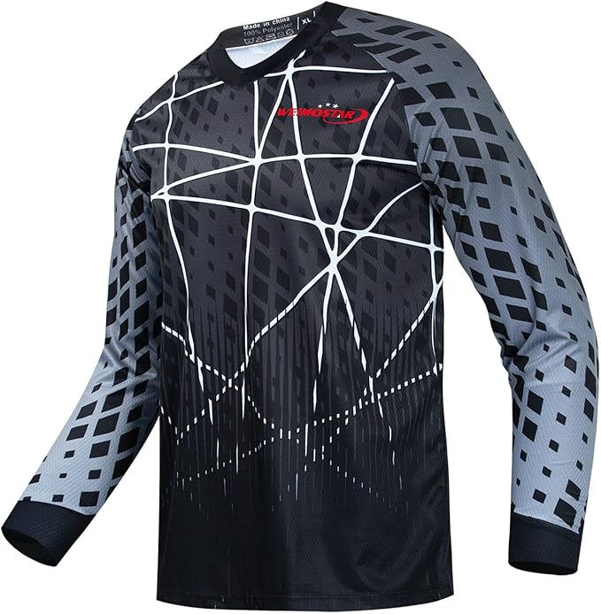 Cycling Jersey Long Sleeve Men's Mountain Bike Motocross Jersey Long Sleeve MTB T-Shirt