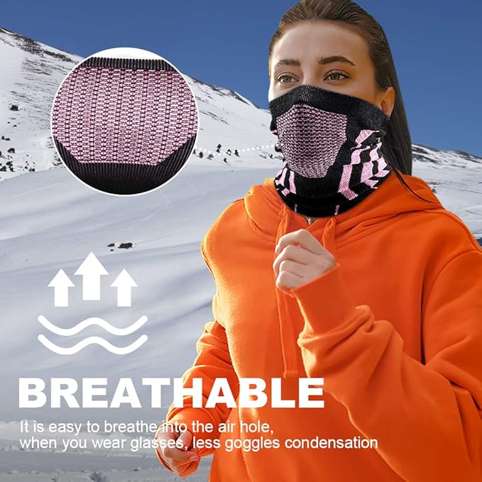 WTACTFUL Winter Neck Warmer Gaiter Windproof Face Mask Balaclava Bandana for Ski Snowboard
