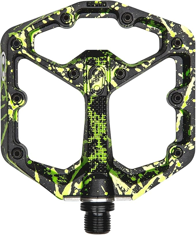 Crankbrothers Stamp Flat MTB Pedals - Size-Specific, Lightweight, Versatile, Durable Bike Pedals