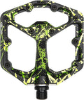 Crankbrothers Stamp Flat MTB Pedals - Size-Specific, Lightweight, Versatile, Durable Bike Pedals