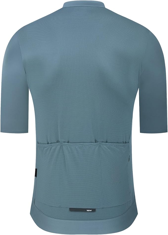 YKYWBIKE Cycling Jersey Men with Pockets Bike Jersey Short Sleeve Biking Shirts for Men Cycling Breathable MTB Biker Shirts