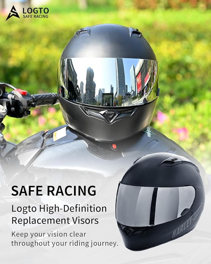 Replacement Motorcycle Helmet Visor Shield for Star RS-1 Vortex Qualifier Revolver Helmet Accessories Universal