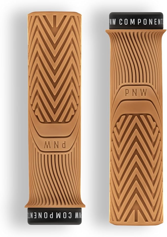 PNW Components Loam MTB Bike Grips – Lock-On Mountain Bike Handlebar Grips – 25A Tacky Rubber – Ergonomic Trail & Enduro Grip – 30mm or 34mm – Multiple Colors