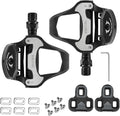 WOWSPORT Look Keo Road Bike Pedals - Lightweight Clipless Pedals with Sealed Bearings & Nylon/Carbon Body | 9/16″ Spindle, Compatible with Look Keo Cleats for Indoor & Road Cycling