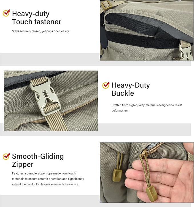 Large Saddle Bags for bike,Waterproof 50L Panier bag for Bicycles/MTB/E Bike,Bike Trunk Bag With Reflective Stripes (Camo,50L)