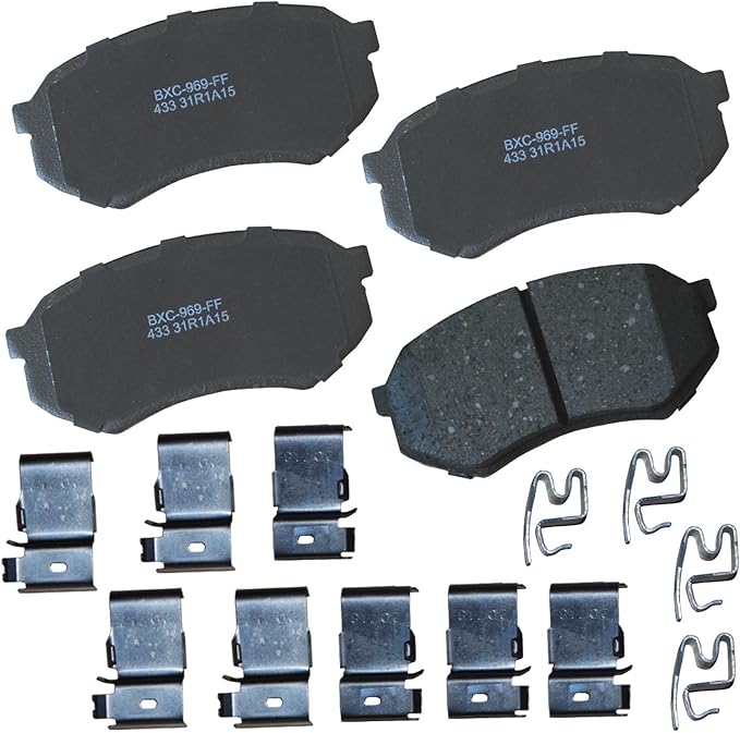 Bendix Premium SBC433 Ceramic Brake Pads for Select Models Conquest,Mazda 929,Mitsubishi Starion,Fuso FE,Cressida,Pickup