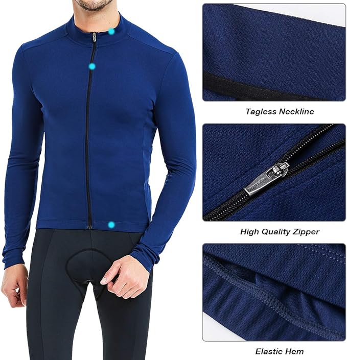 CATENA Men's Cycling Jersey Short Sleeve Shirt Running Top Moisture Wicking Workout Sports T-Shirt