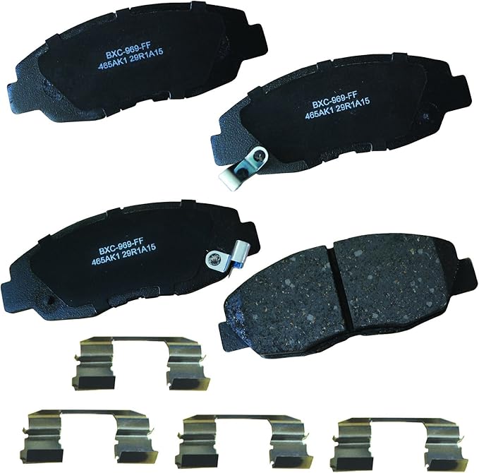 Bendix Premium SBC465AK1 Ceramic Front Brake Pads for Honda Accord 2002-1998