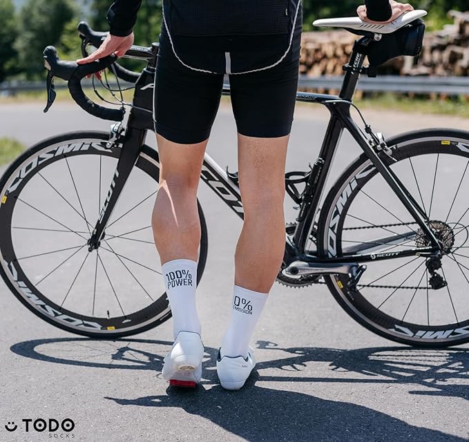 TODO PRO Cycling Socks - Breathable Bike Socks for Men and Women
