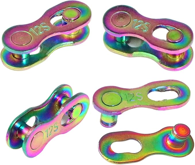 4 Pairs Bicycle Missing Link 1/6/7/8/9/10/11/12 Speed Chain Reusable Steel Bike Chain Link