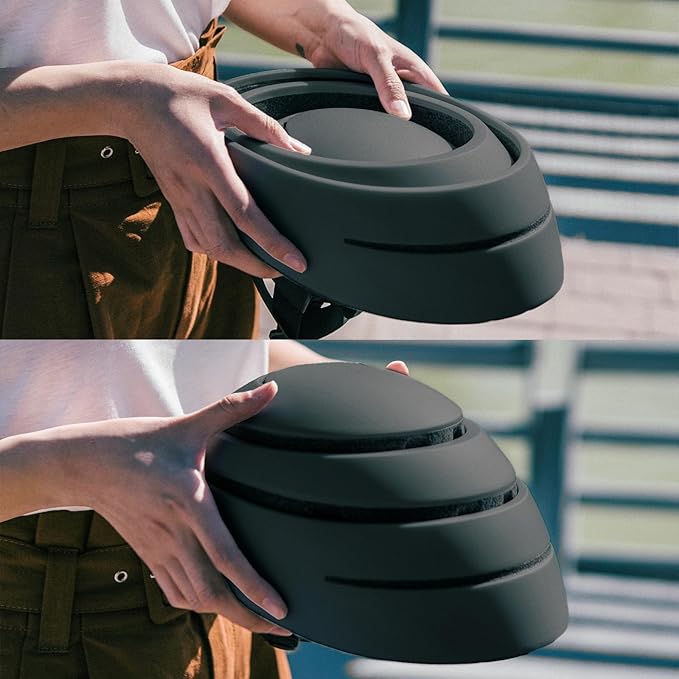 CLOSCA. Foldable Helmet. The Bike Helmet for Women and Men. Certificate for Bicycle, Scooter, Electric Bicycle, Inline Skates and Skateboards.