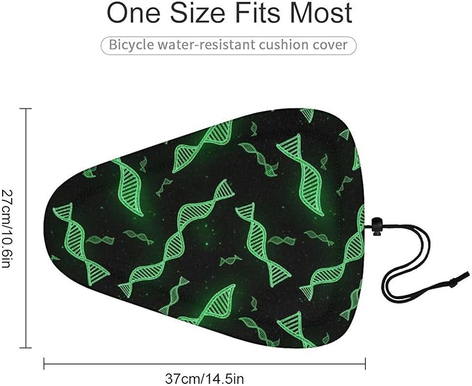 Adjustable Exercise Bike Seat Cover, Soft Cushion Indoor Outdoor Dust Resistant Protection
