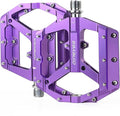 Mountain Bike Pedals, Aluminum Alloy Flat Platform, 9/16" Sealed Bearing, Lightweight Bike Pedals for MTB BMX Road Bicycle