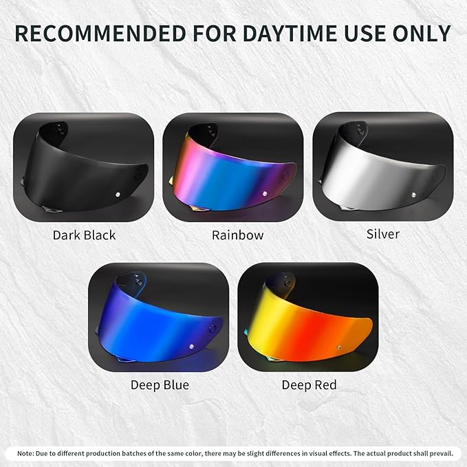 PSLER i90 Visor - HJ-33 Helmet Tinted Visor i90 Face Shield Motorcycle Helmet Visor for i90 HJ-33,Silver