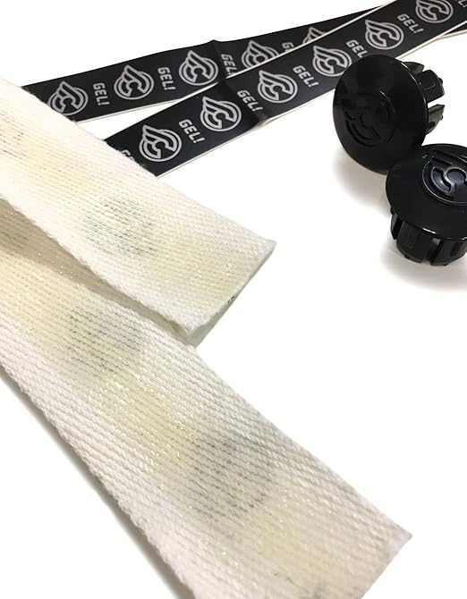 Cinelli Cotton Gel Ribbon Handlebar Tape, White