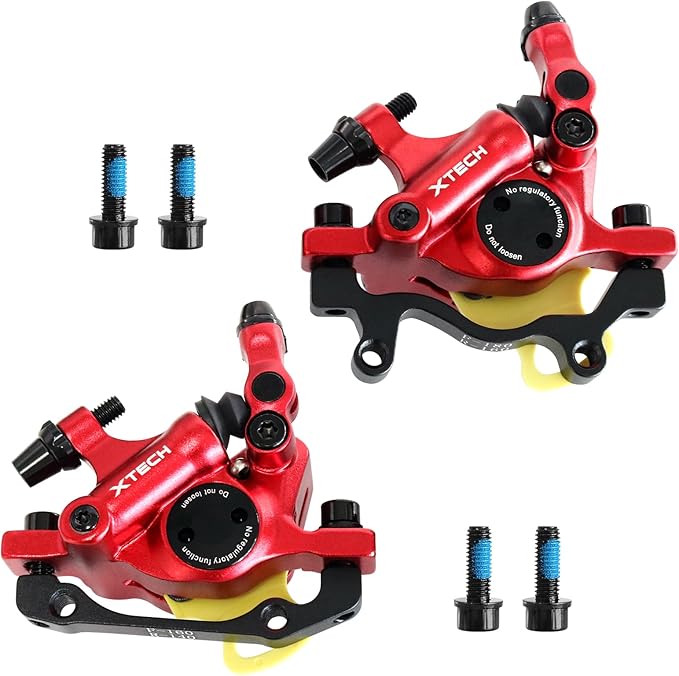 Z00M HB-100 Hydraulic Disc Brake Calipers Set MTB Bike Disc Brakes Front & Rear Caliper Set, Aluminum Alloy Bicycle Disc Brake Kit for eBike, Mountain Bike, Road Bike, Fat Bike