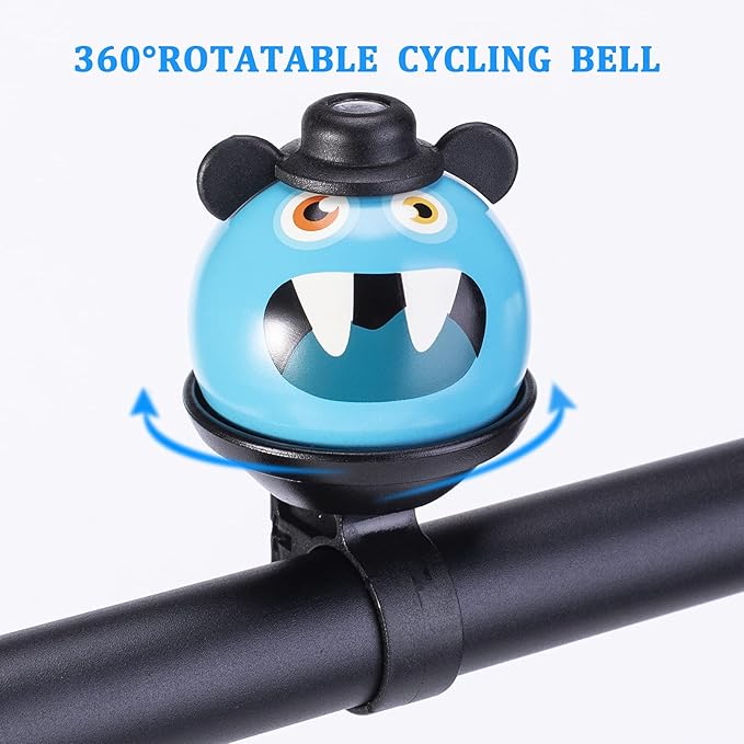 ROCKBROS Bike Bell for Kids Bicycle Bells Cycling Bells Cute Ring Ball Bike Accessories for Girls Boys Scooter Bike
