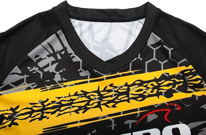 PSPORT Men's Motocross Jersey Long Sleeve Motocross Shirt Men Mountain Dirt Bike Jersey Downhill Riding Racing Clothing Tops