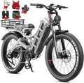 eAhora Romeo Pro 3 Electric Bike - [2026 Latest] 50MPH 5600W Dual Motor 60V 80AH 250Miles Long Range Ebike for Adults, 26" * 4.0 Fat Tire Fast Electric Mountain Bike Full Suspension Off-Road E-Bike