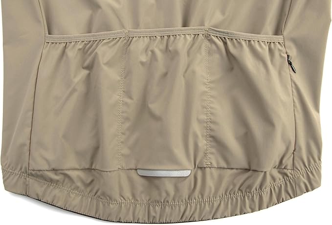 Men's Cycling Jacket Ultra-light Cycling Tops 4 Pockets Windproof Waterproof Bike Windbreaker Double Open Zipper