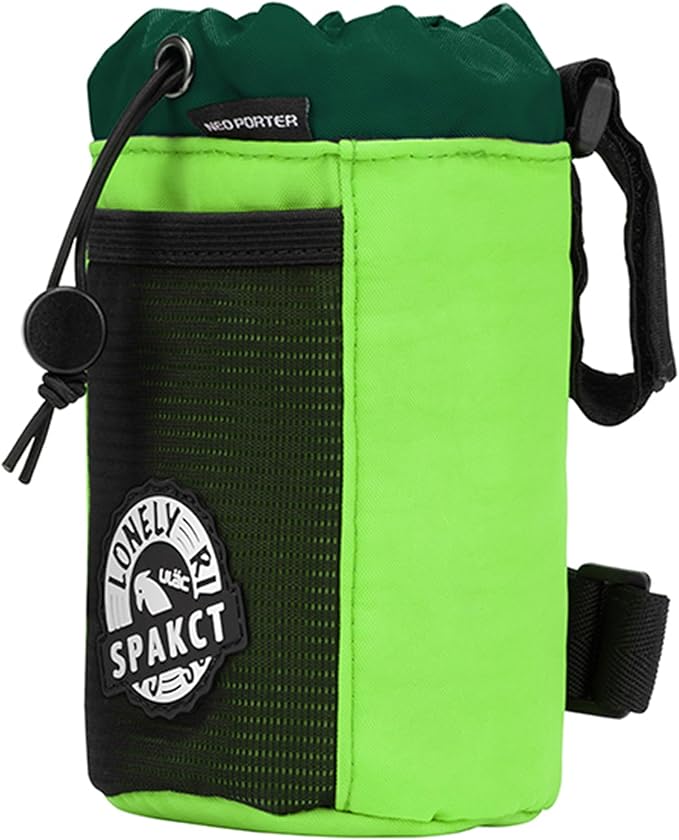 Bike Cup Holder,Bike Stem Bag,Bike Water Bottle Holder,Bike Handlebar Bag,Waterproof Bicycle Frame Bag,Bike Bags for Bicycles,Bike Feed Bag,Bike Snack Bag(light green)