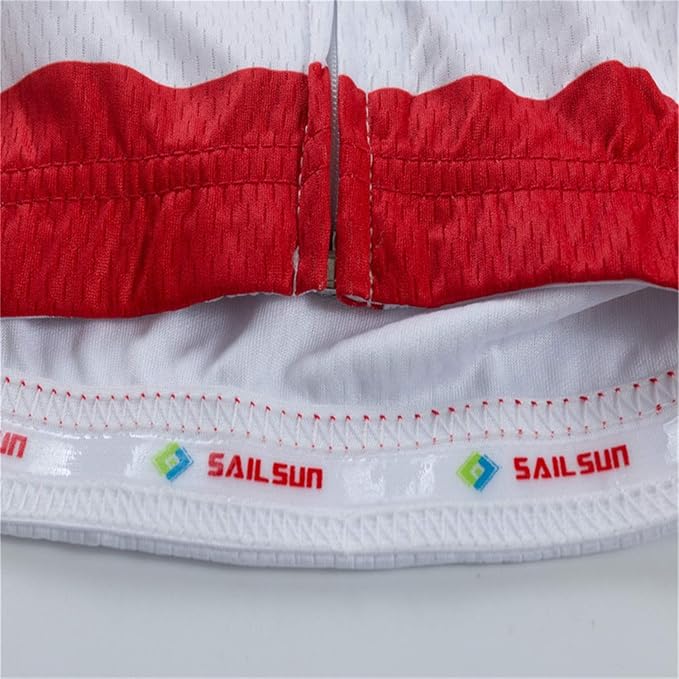 JPOJPO USA Cycling Jersey Men Short Sleeve Bike Shirts Biking Jersey Summer American Bicycle Tops with 3 Pockets Reflective