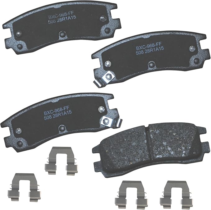 Bendix Premium SBC508 Rear Brake Pads for LeSabre,Park Avenue,Regal,Riviera,Allante,DeVille,Eldorado,Seville,Lumina,Monte Carlo,Aurora,Cutlass Supreme,Toronado,Pontiac Bonneville,Grand Prix,SC,SC1