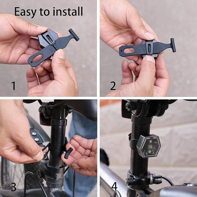 LED Safety Light, Running Lights for Runners LED Bike Tail Lights Clip on Dogs Light for Walking at Night, Jogging, High Visibility Strobe Accessories Hiking Cycling Camping Boat