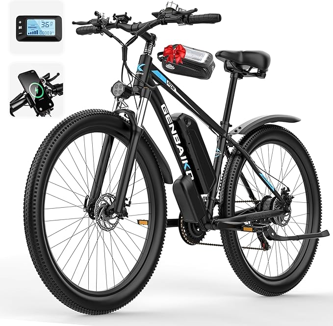 29" Electric Bike for Adults, Max 37MPH 2000W Peak 921.6WH Electric Mountain Bike, 80 Miles Ebike 21-Speed Gears, IP7 Waterproof E Bicycle E Bike for Commuter