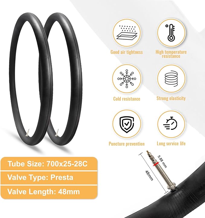 Hycline Road Bike Replacement Tire: 700x25C/700x28C/700Cx35C Folding High-Performance Wear-Resistant Bicycle Tires for City Commuter Road