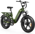 FREESKY 2500W Electric Bike for Adults,105 Miles 48V 25Ah Samsung Cells Battery Step-Thru E Bike, 33MPH Hydraulic Brakes Fat Tire EBike, 20" Full Suspension for Cargo Bicycles UL2849 Certified by TÜV