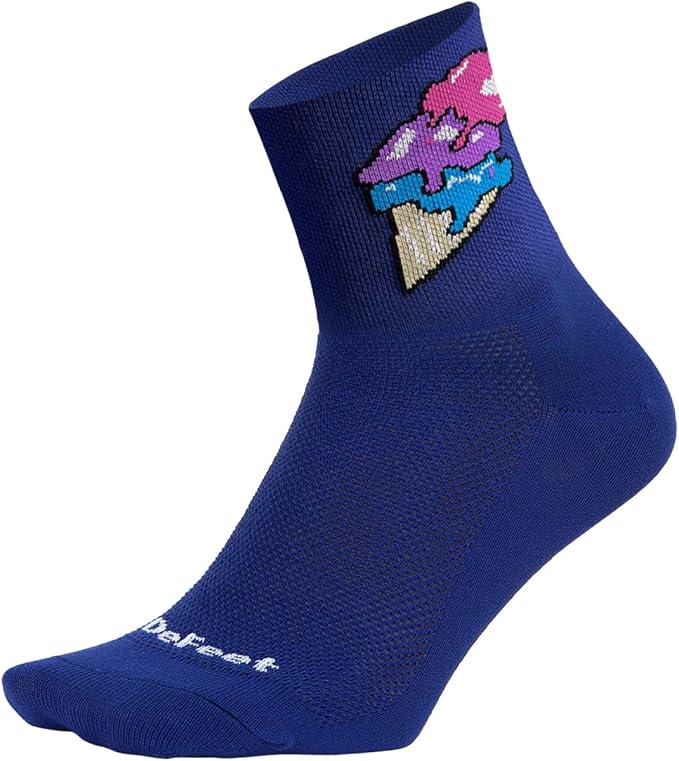 DEFEET | Aireator 3" Patterned Cycling Socks | For Biking, Running, & Everyday Adventures