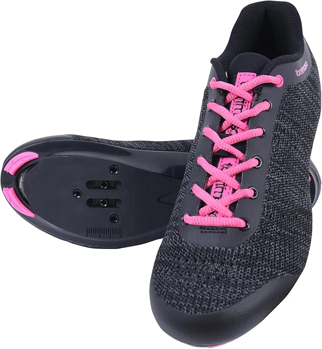 Tommaso Pista SPD & Peloton Shoes for Women—2 in 1—Fit for Peloton, Spin & Indoor Bikes—Install Your Own Delta or SPD Cleats Essential Bike Accessories for Cyclebar & Soulcycle