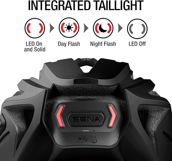 Sena R2 / R2 EVO / (Alexa Built-in) only R2X, Smart Bluetooth and Mesh Intercom Communications Road Cycling Helmet