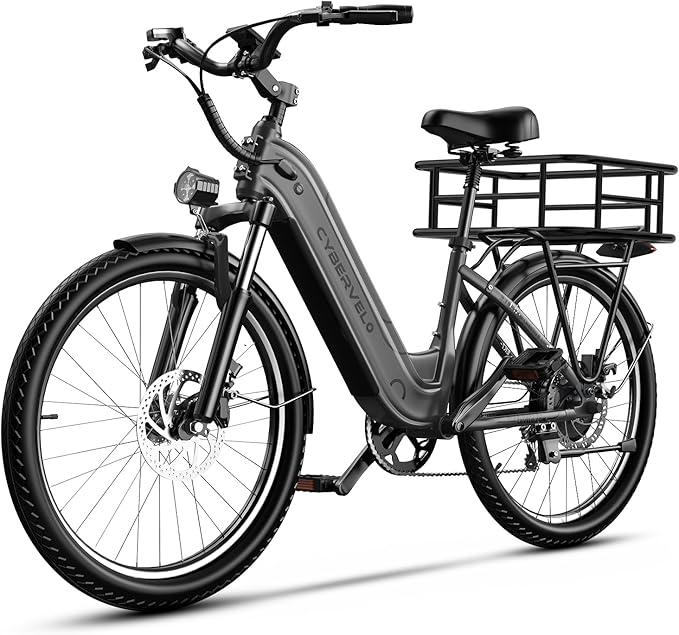1000 Peak Electric Bike for Adults,up 80 Miles Removable Battery Ebike, 26" Electric E Bike with 7-Speed,Adult Electric Bicycles for Commute Beach Snow Womens/Man All Terrain