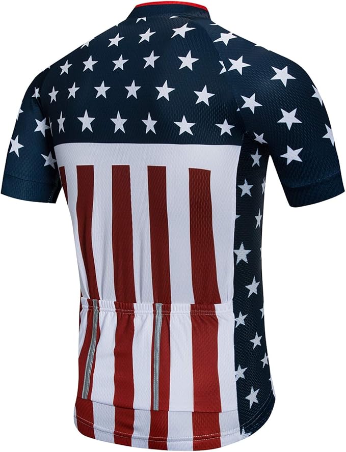 Cycling Jersey Mens Road Bicycle Clothing Summer Short Sleeve Breathable Cycling Tops