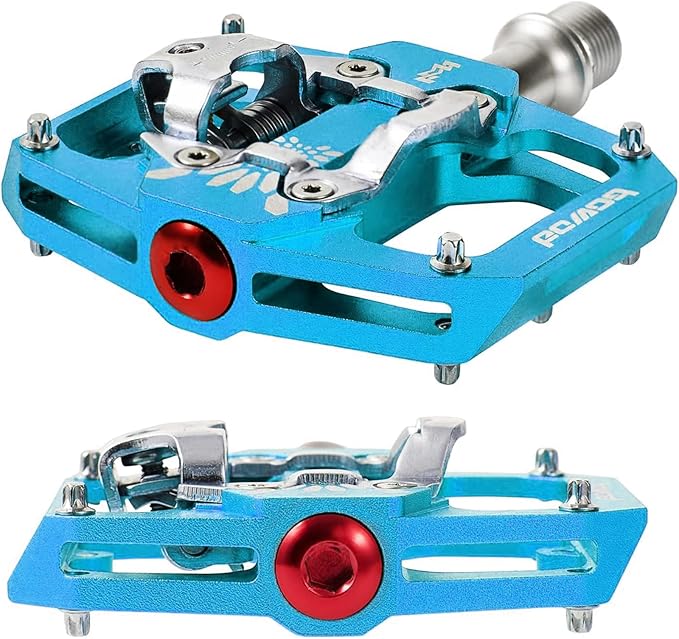 Bike Pedals 9/16" Lightweight Non-Slip Bicycle Platform Pedals - Fits Most Adult Bikes & Mountain Bikes &MTB, Road Bikes and Slip-Resistant Design