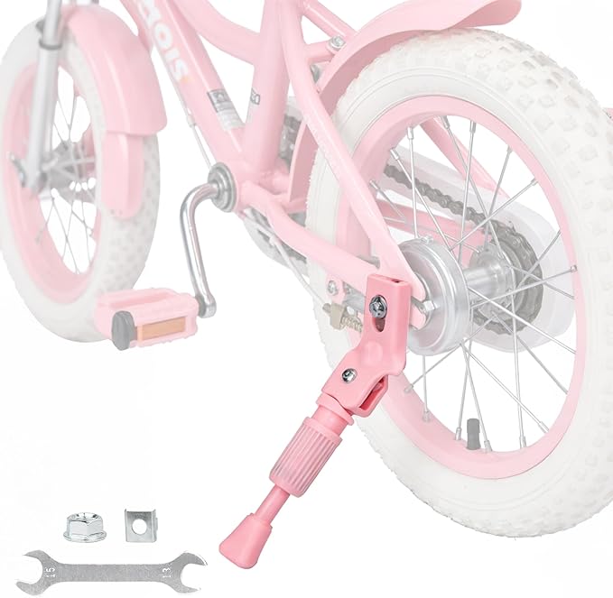 ZUKKA Bike Kickstand 14 Inch for Kids Bike Adjustable Aluminum Alloy Kickstand for Bicycles with Anti-Slip Pad for Kids Bike Universal Fit for Mountain Road Bikes