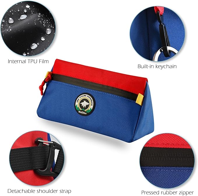 Bike Handlebar Bag, Bicycle Front Bag, Kids Handle Bar Bag, Storage Bag with Shoulder Strap for Men Women Kids Outdoor Road MTB Cycling