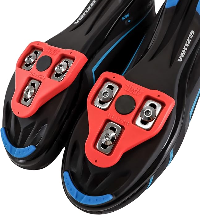 Venzo Bike Bicycle Women's Ladies Cycling Riding Shoes - Compatible with Peloton, Look Delta & for Shimano SPD-SL - Perfect for Road Racing Indoor Exercise Bikes 43 Black