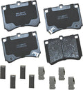 Bendix Premium SBC473 Ceramic Front Brake Pads for Ford Escort 2003-1991, Mazda MX-3 1996-1992, Protege 1998-1990, Mercury Tracer 1999-1991