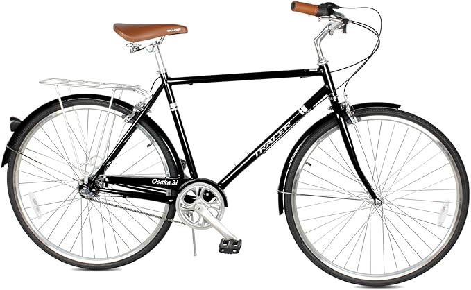 Tracer Osaka Hybrid Bikes for Women/Men,Steel Frame, 7-Speed/Inter-3 Speed, 700c Wheels,City Bike,Comfort Bike,Commuter Bike,Womens Bike Multiple Color