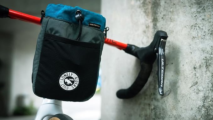 ULAC NEO PORTER C-HOLD Bike Feed Bag for Top Tube, Handlebar, Stem and Saddles (Grey, Large)