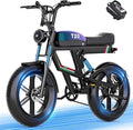 Electric Bike for Adults,2500W Peak Motor, 100 Miles, 48V 23AH Battery Electric Dirt Bike, 33MPH, NFC/Password Unlock, 7-Speed, Dual Suspension 20" Fat tire Ebikes for Adults
