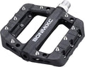 Mountain Bike Pedals Nylon Lightweight MTB Pedals Non-Slip Bicycle Pedals Large Platform Sealed Bearing 9/16” Thread